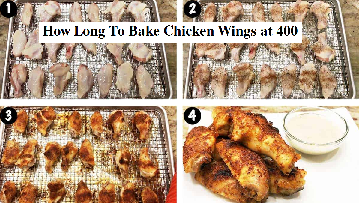 how long to bake chicken wings at 400