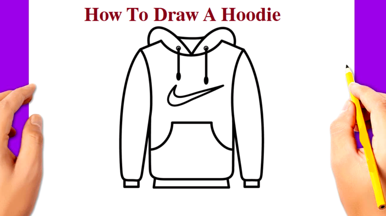 how to draw a hoodie
