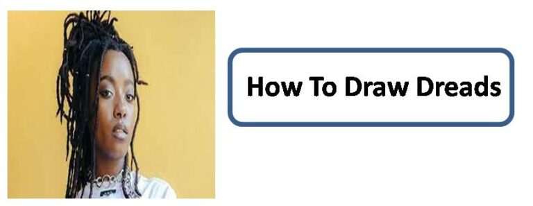 how to draw dreads