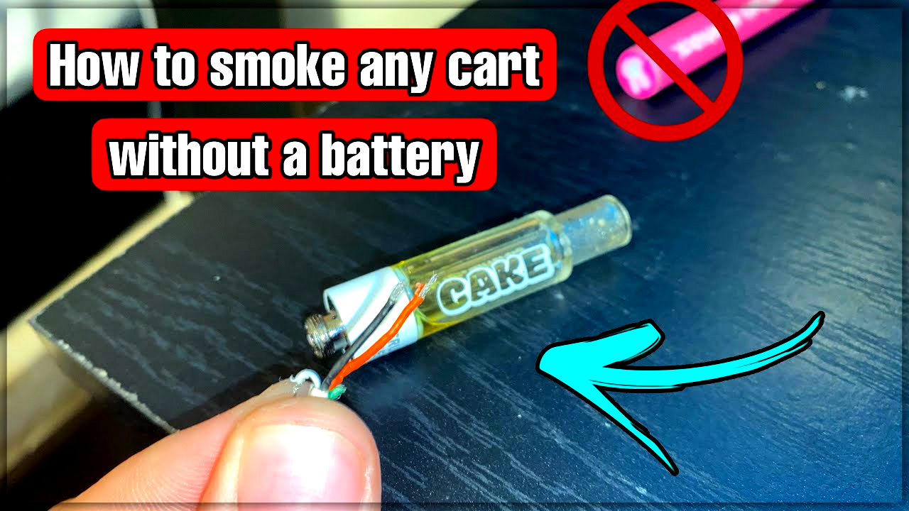 how to hit a cart without a battery