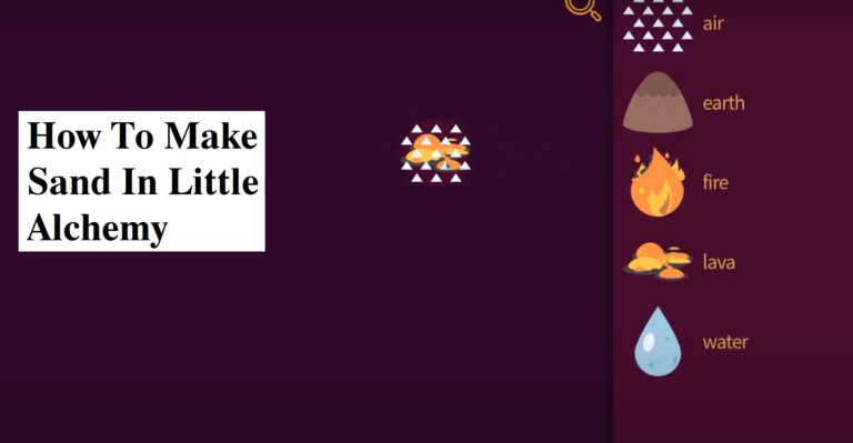 how to make sand in little alchemy