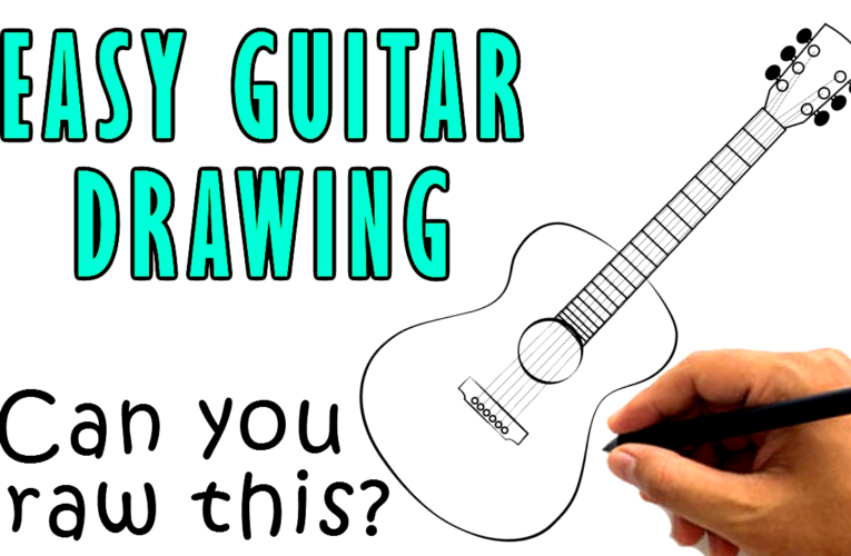 How To Draw A Guitar