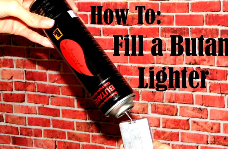 How To Fill A Butane Lighter 