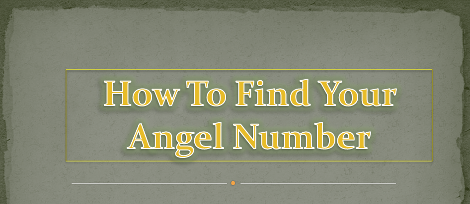 how to find your angel number