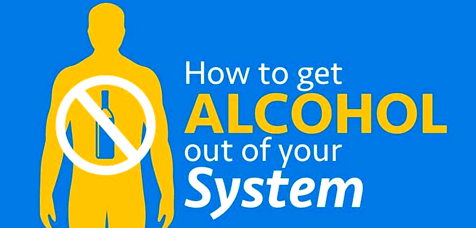 how to flush alcohol from urine