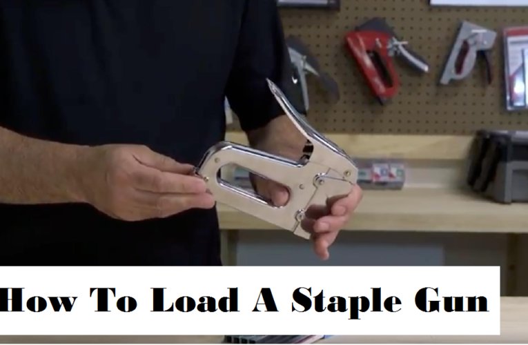 How To Load A Staple Gun