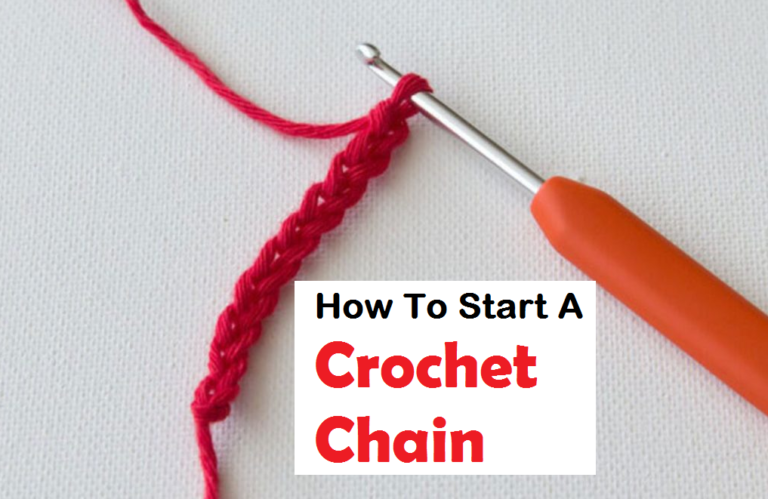 how to start a crochet chain
