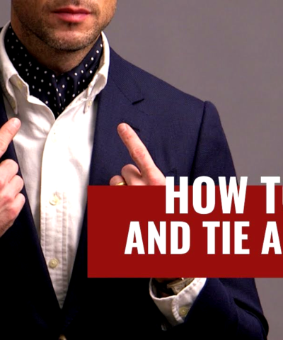 how to tie an ascot