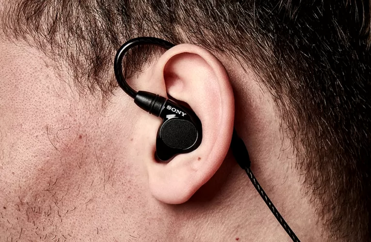Sony In-ear monitors for studio use, model number IER-M7