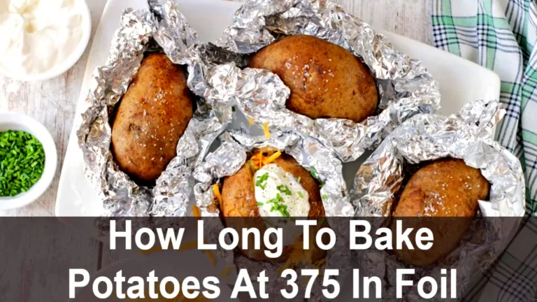 how long to bake potatoes at 375 in foil