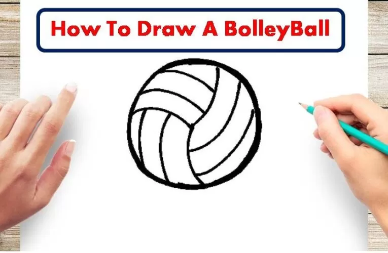 How To Draw A Volleyball