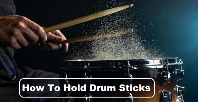how to hold drum sticks