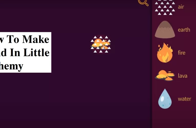 How To Make Sand In Little Alchemy