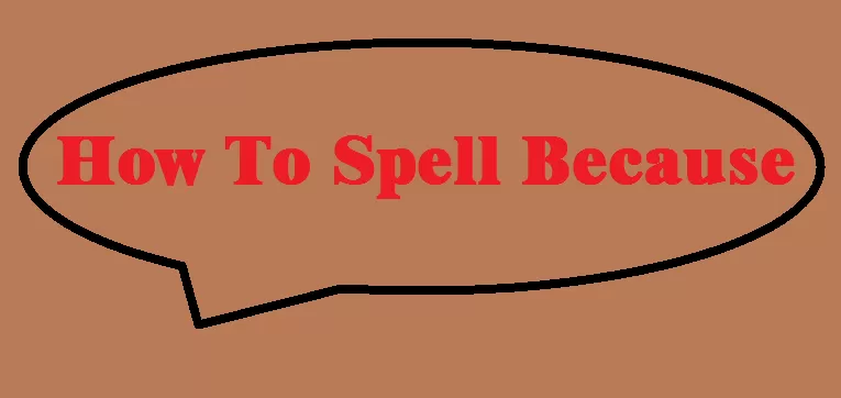 How To Spell Because
