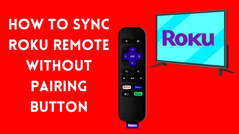 how to sync roku remote without pairing button