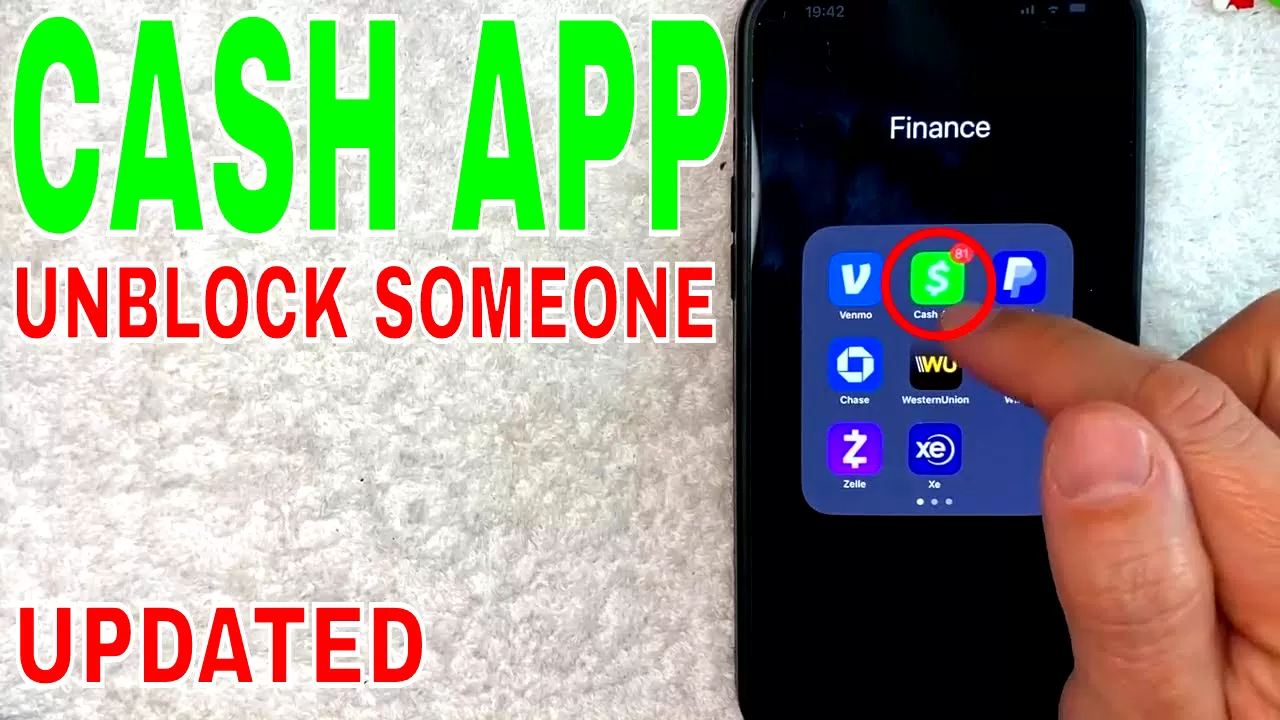 how to unblock someone on cash app