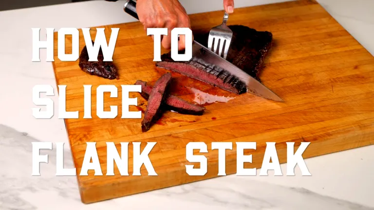 how to cut flank steak