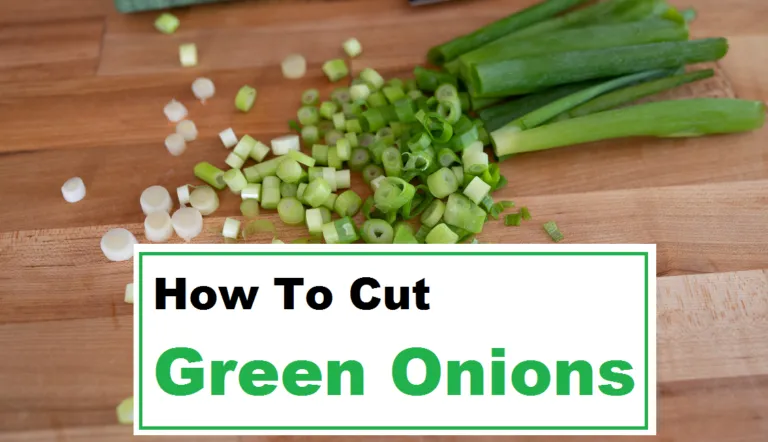how to cut green onions