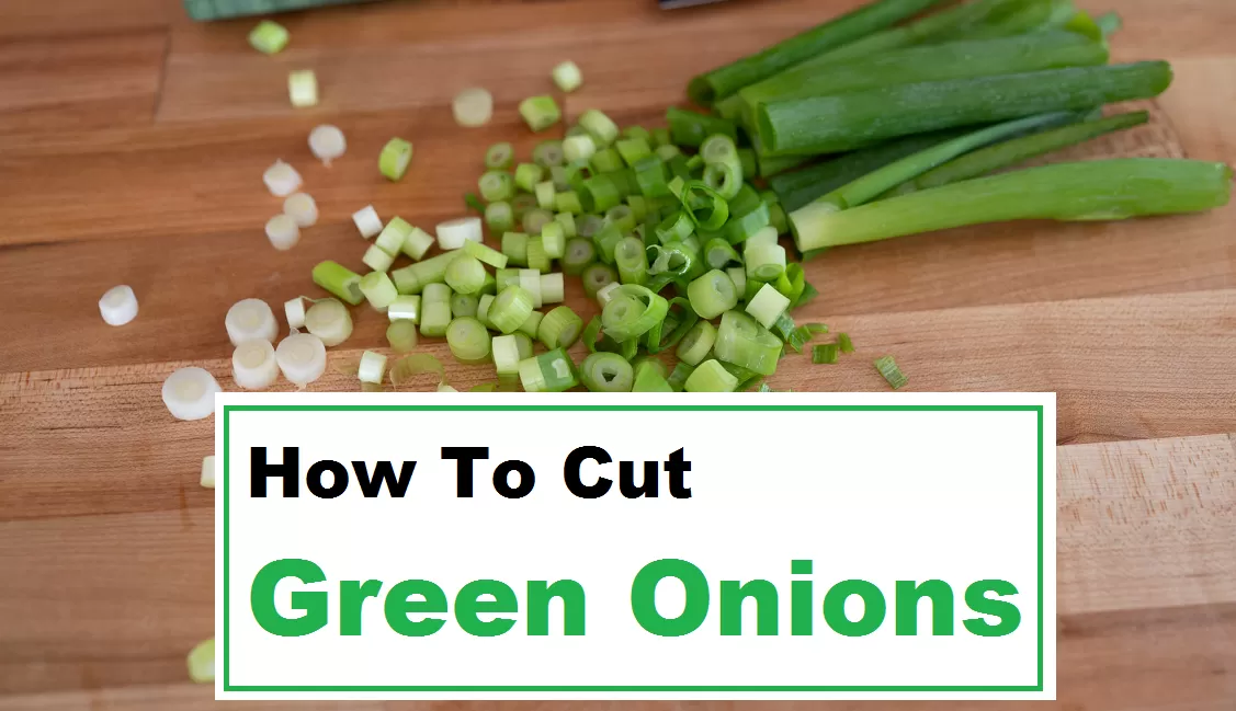 how to cut green onions