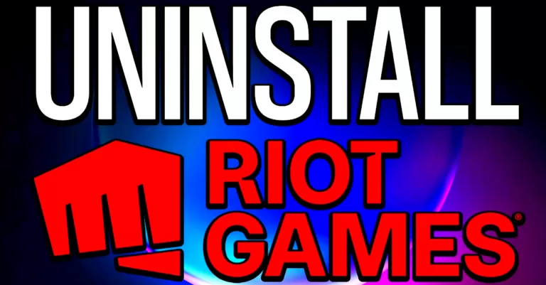 how to uninstall riot client