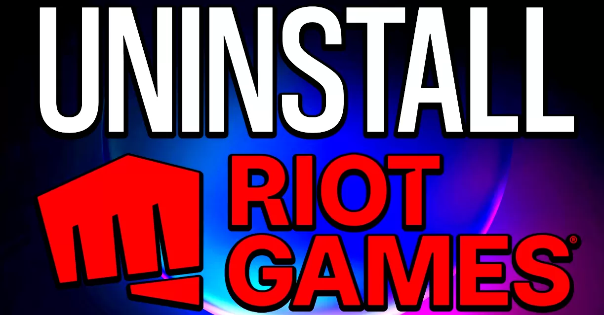 how to uninstall riot client