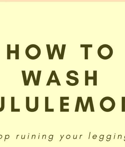 how to wash lululemon leggings
